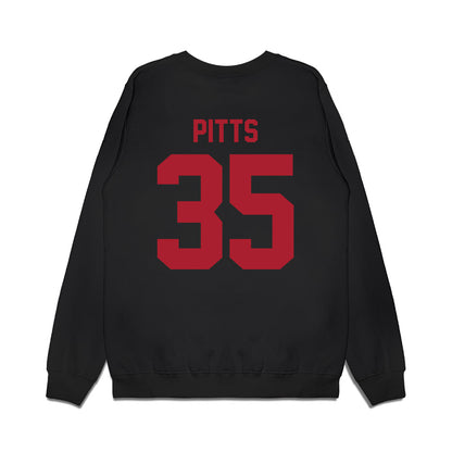 Utah - NCAA Football : Preston Pitts - Vintage Helmet Premium Crewneck Sweatshirt-1