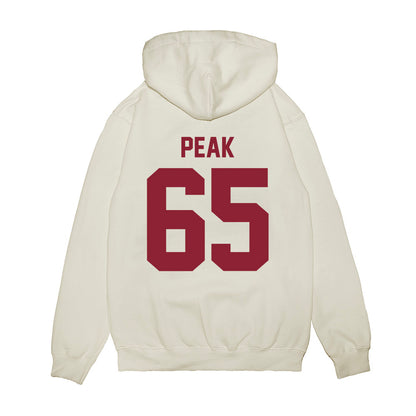 South Carolina - NCAA Football : Jacarrius Peak - Vintage Helmet Premium Hooded Sweatshirt-1