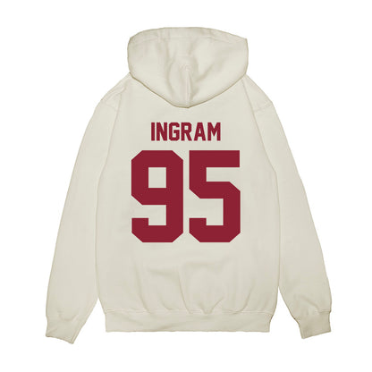 South Carolina - NCAA Football : Christian Ingram - Vintage Helmet Premium Hooded Sweatshirt-1