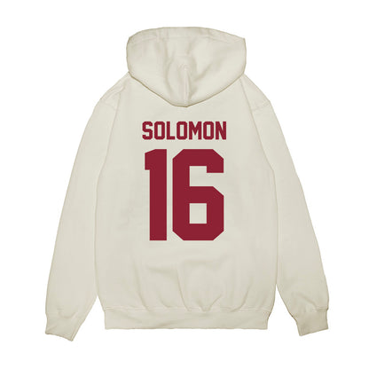 South Carolina - NCAA Football : Jalewis Solomon - Vintage Helmet Premium Hooded Sweatshirt-1