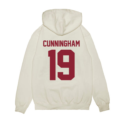 South Carolina - NCAA Football : Brandon Cunningham - Vintage Helmet Premium Hooded Sweatshirt-1