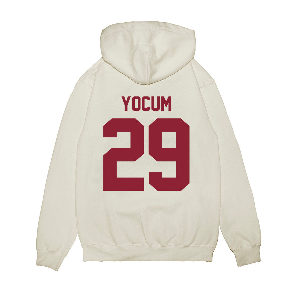 South Carolina - NCAA Football : Gunnar Yocum - Vintage Helmet Premium Hooded Sweatshirt-1
