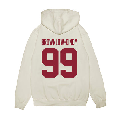 South Carolina - NCAA Football : Gabriel Brownlow-Dindy - Vintage Helmet Premium Hooded Sweatshirt-1