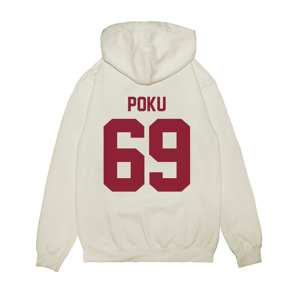 South Carolina - NCAA Football : Emmanuel Poku - Vintage Helmet Premium Hooded Sweatshirt-1