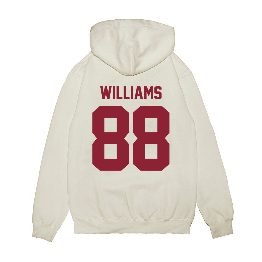 South Carolina - NCAA Football : Caleb Williams - Vintage Helmet Premium Hooded Sweatshirt-1