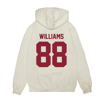 South Carolina - NCAA Football : Caleb Williams - Vintage Helmet Premium Hooded Sweatshirt-1