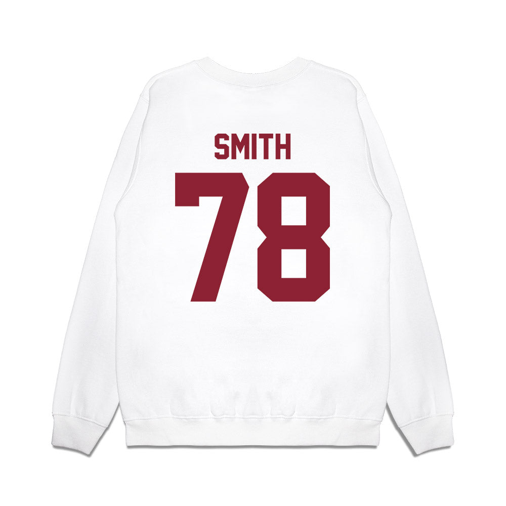 South Carolina - NCAA Football : Seth Smith - Vintage Helmet Premium Crewneck Sweatshirt-1
