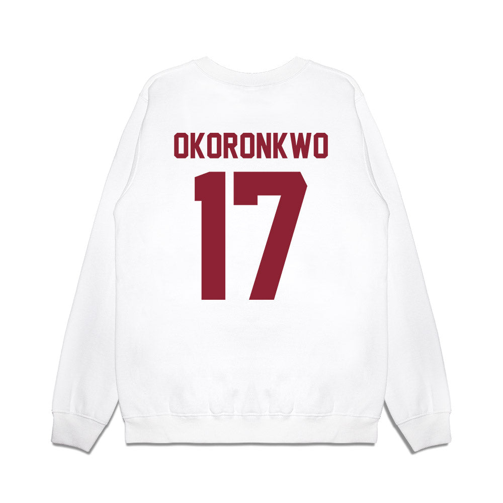 South Carolina - NCAA Football : Justin Okoronkwo - Vintage Helmet Premium Crewneck Sweatshirt-1