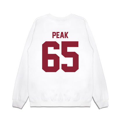 South Carolina - NCAA Football : Jacarrius Peak - Vintage Helmet Premium Crewneck Sweatshirt-1