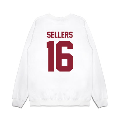 South Carolina - NCAA Football : LaNorris Sellers - Vintage Helmet Premium Crewneck Sweatshirt-1