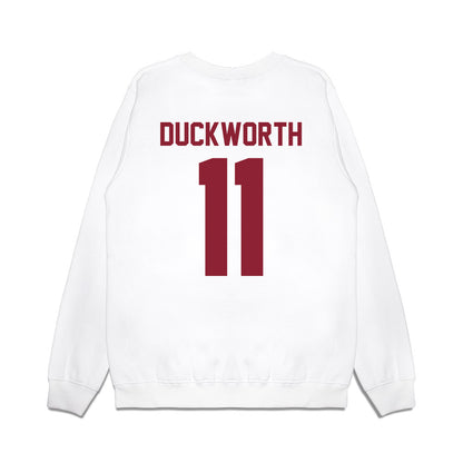 South Carolina - NCAA Football : Landon Duckworth - Vintage Helmet Premium Crewneck Sweatshirt-1