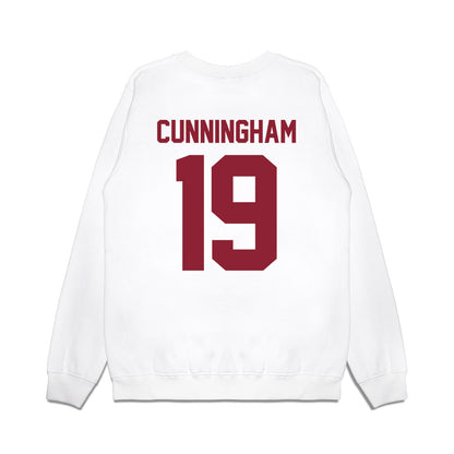 South Carolina - NCAA Football : Brandon Cunningham - Vintage Helmet Premium Crewneck Sweatshirt-1