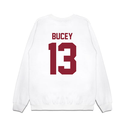 South Carolina - NCAA Football : David Bucey - Vintage Helmet Premium Crewneck Sweatshirt-1