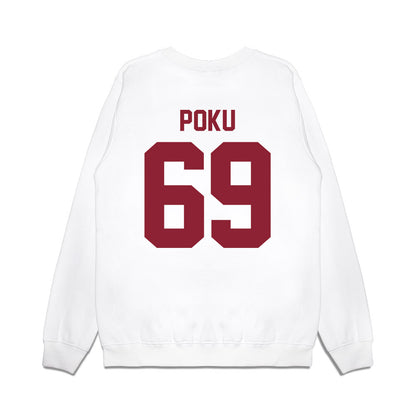 South Carolina - NCAA Football : Emmanuel Poku - Vintage Helmet Premium Crewneck Sweatshirt-1