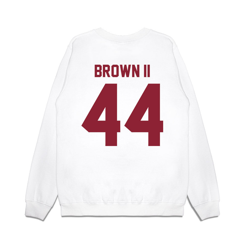 South Carolina - NCAA Football : Maurice Brown II - Vintage Helmet Premium Crewneck Sweatshirt-1