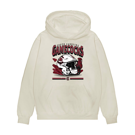 South Carolina - NCAA Football : Shawn Murphy - Vintage Helmet Premium Hooded Sweatshirt-0