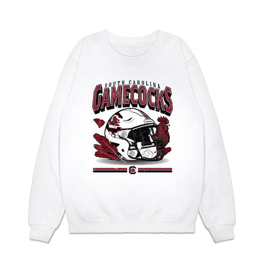 South Carolina - NCAA Football : George Wilson - Vintage Helmet Premium Crewneck Sweatshirt-0