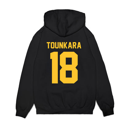 UC Berkeley - NCAA Football : Serigne Tounkara - Vintage Helmet Premium Hooded Sweatshirt-1