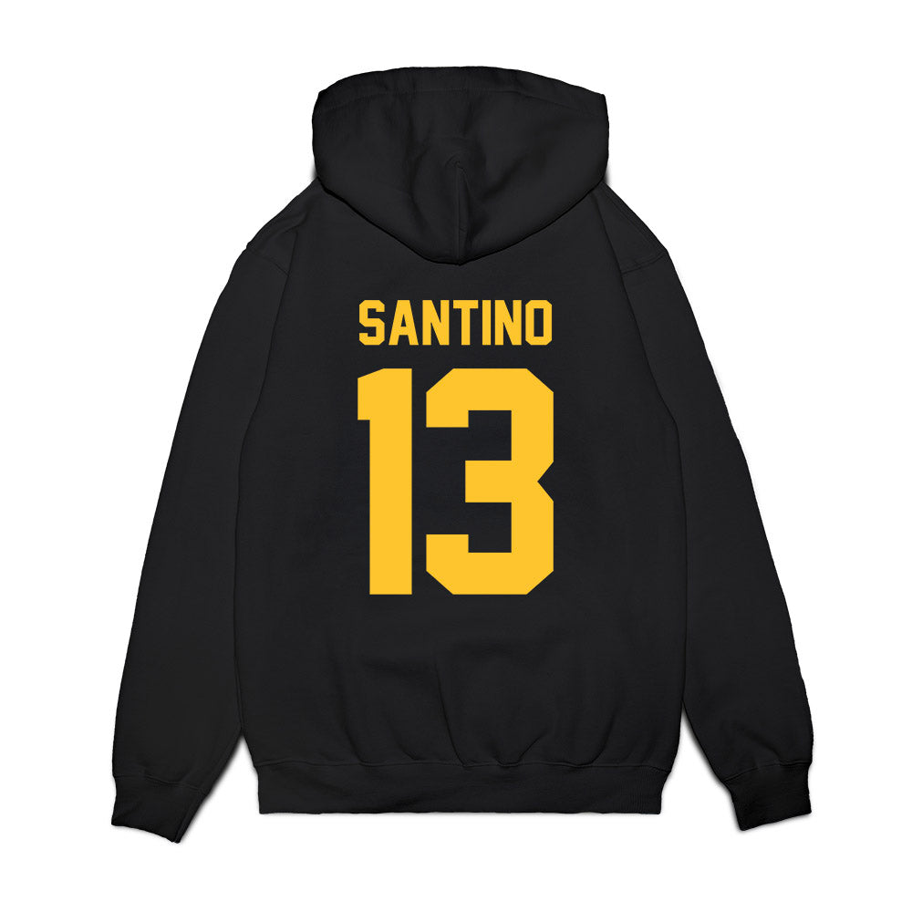 UC Berkeley - NCAA Football : Victor Santino - Vintage Helmet Premium Hooded Sweatshirt-1