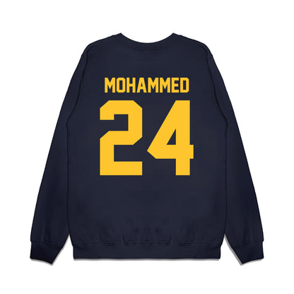 UC Berkeley - NCAA Football : Adam Mohammed - Vintage Helmet Premium Crewneck Sweatshirt-1