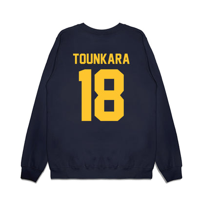 UC Berkeley - NCAA Football : Serigne Tounkara - Vintage Helmet Premium Crewneck Sweatshirt-1