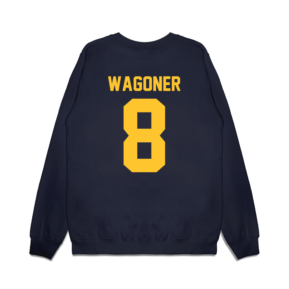 UC Berkeley - NCAA Football : Jasiah Wagoner - Vintage Helmet Premium Crewneck Sweatshirt-1