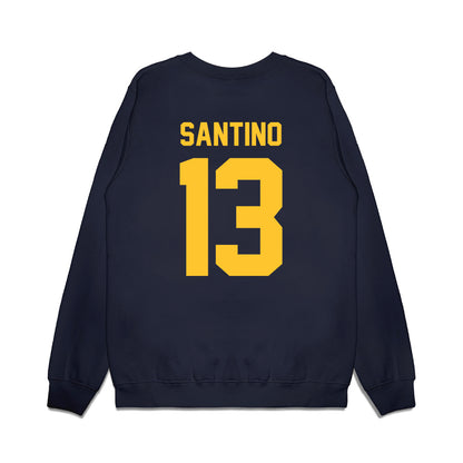 UC Berkeley - NCAA Football : Victor Santino - Vintage Helmet Premium Crewneck Sweatshirt-1