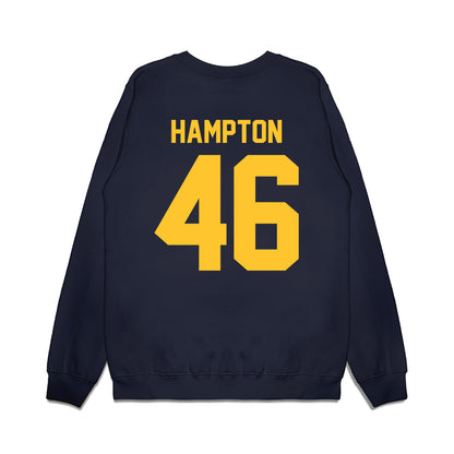 UC Berkeley - NCAA Football : Aaron Hampton - Vintage Helmet Premium Crewneck Sweatshirt-1
