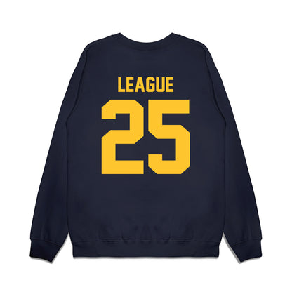 UC Berkeley - NCAA Football : Anthony League - Vintage Helmet Premium Crewneck Sweatshirt-1