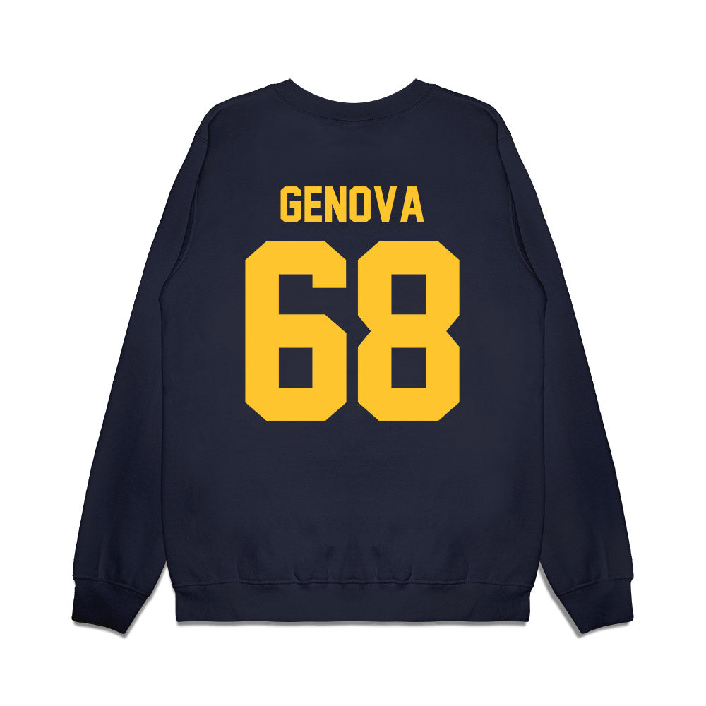 UC Berkeley - NCAA Football : Jojo Genova - Vintage Helmet Premium Crewneck Sweatshirt-1