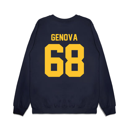 UC Berkeley - NCAA Football : Jojo Genova - Vintage Helmet Premium Crewneck Sweatshirt-1