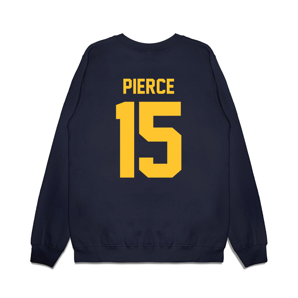 UC Berkeley - NCAA Football : Joshua Pierce - Vintage Helmet Premium Crewneck Sweatshirt-1