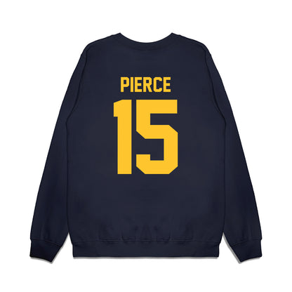UC Berkeley - NCAA Football : Joshua Pierce - Vintage Helmet Premium Crewneck Sweatshirt-1
