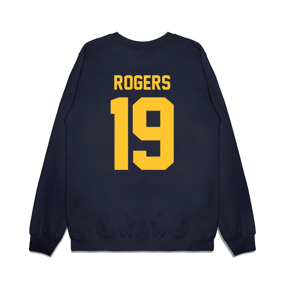 UC Berkeley - NCAA Football : Trevor Rogers - Vintage Helmet Premium Crewneck Sweatshirt-1