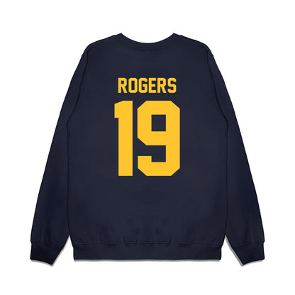 UC Berkeley - NCAA Football : Trevor Rogers - Vintage Helmet Premium Crewneck Sweatshirt-1
