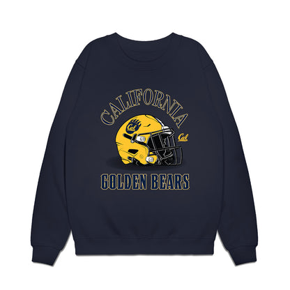 UC Berkeley - NCAA Football : Sam Bjerke - Vintage Helmet Premium Crewneck Sweatshirt-0