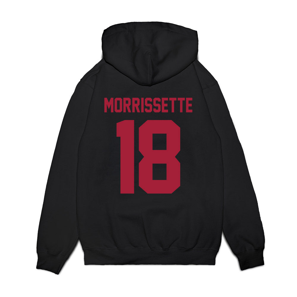 WSU - NCAA Football : Barry Morrissette - Vintage Helmet Premium Hooded Sweatshirt-1