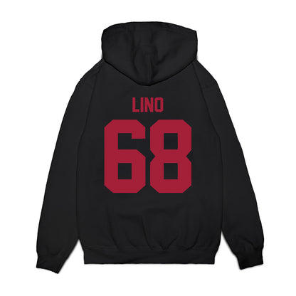WSU - NCAA Football : Christopher Lino - Vintage Helmet Premium Hooded Sweatshirt-1