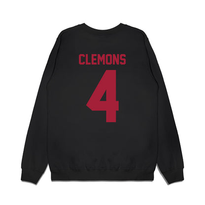 WSU - NCAA Football : Darrius Clemons - Vintage Helmet Premium Crewneck Sweatshirt-1