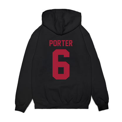 WSU - NCAA Football : Jay Porter - Vintage Helmet Premium Hooded Sweatshirt-1