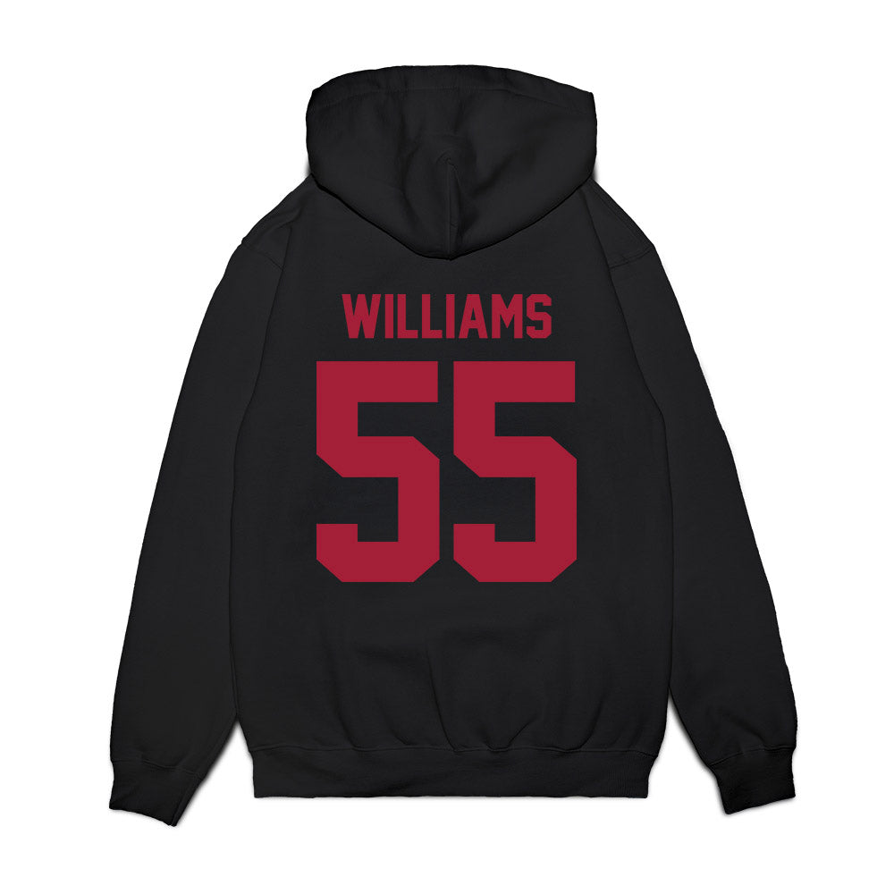 WSU - NCAA Football : Arion Williams - Vintage Helmet Premium Hooded Sweatshirt-1