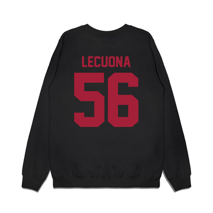 WSU - NCAA Football : Fernando Lecuona - Vintage Helmet Premium Crewneck Sweatshirt-1
