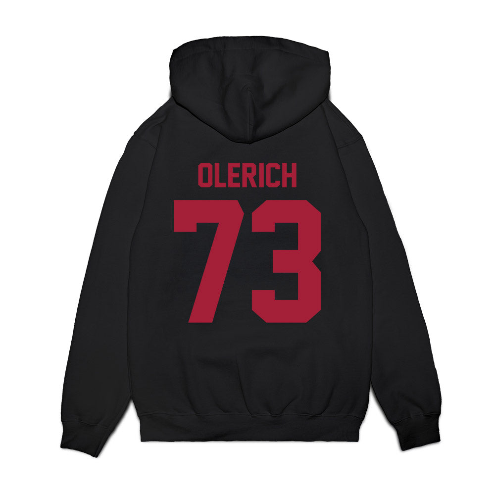 WSU - NCAA Football : AJ Olerich - Vintage Helmet Premium Hooded Sweatshirt-1