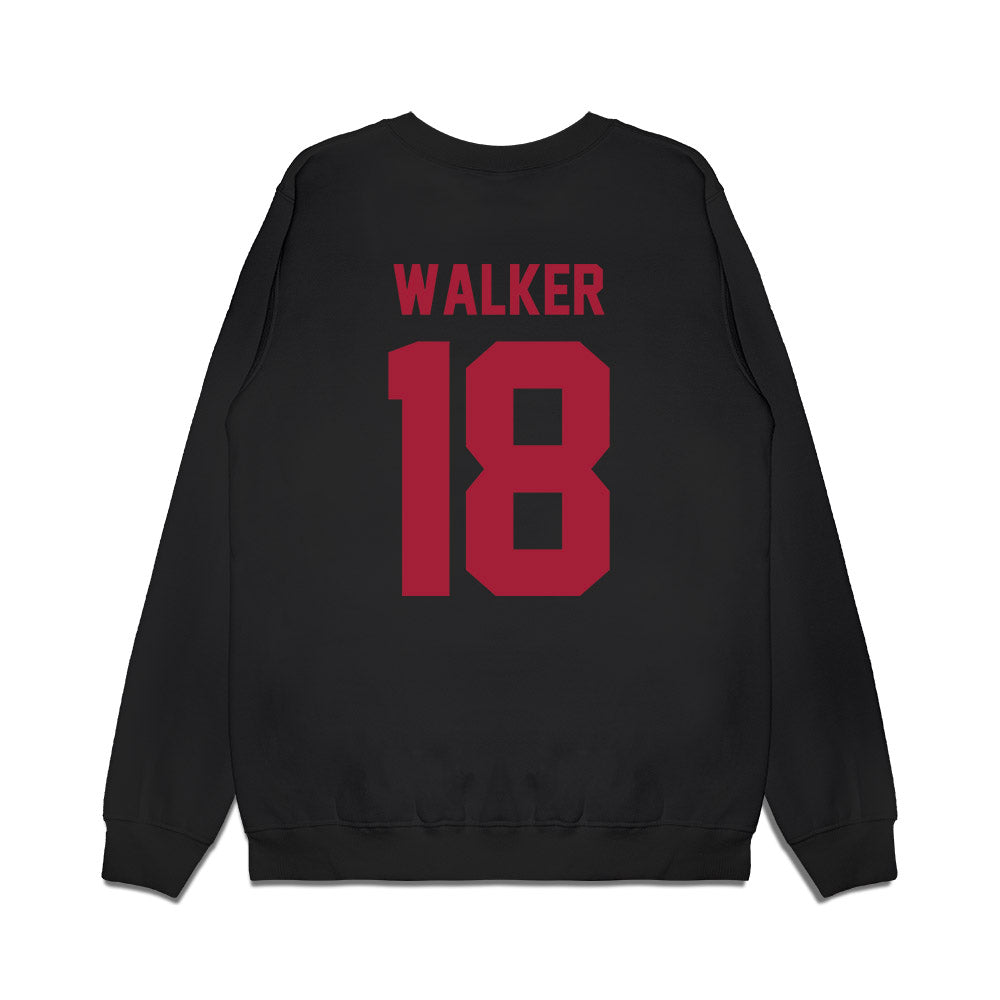 WSU - NCAA Football : Jevon Walker - Vintage Helmet Premium Crewneck Sweatshirt-1