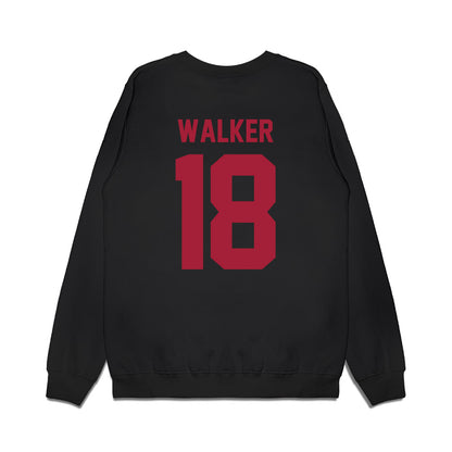 WSU - NCAA Football : Jevon Walker - Vintage Helmet Premium Crewneck Sweatshirt-1