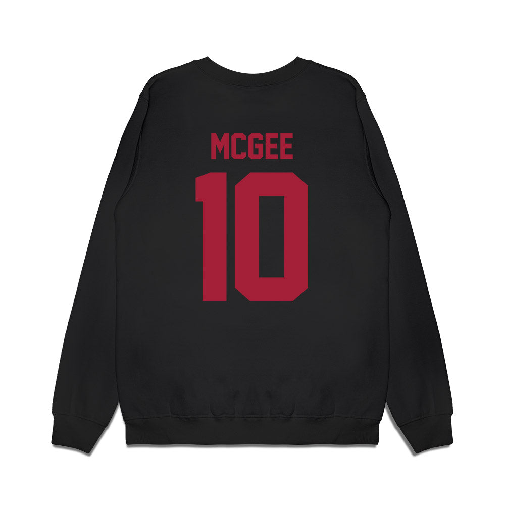 WSU - NCAA Football : Lance McGee - Vintage Helmet Premium Crewneck Sweatshirt-1