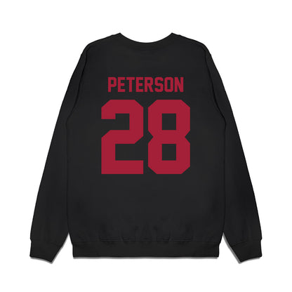 WSU - NCAA Football : Kyle Peterson - Vintage Helmet Premium Crewneck Sweatshirt-1