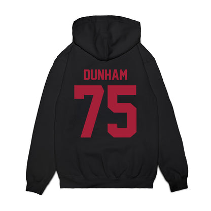 WSU - NCAA Football : Noah Dunham - Vintage Helmet Premium Hooded Sweatshirt-1