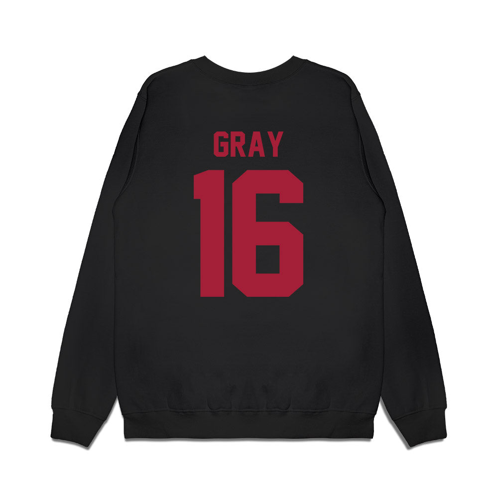 WSU - NCAA Football : Gavin Gray - Vintage Helmet Premium Crewneck Sweatshirt-1
