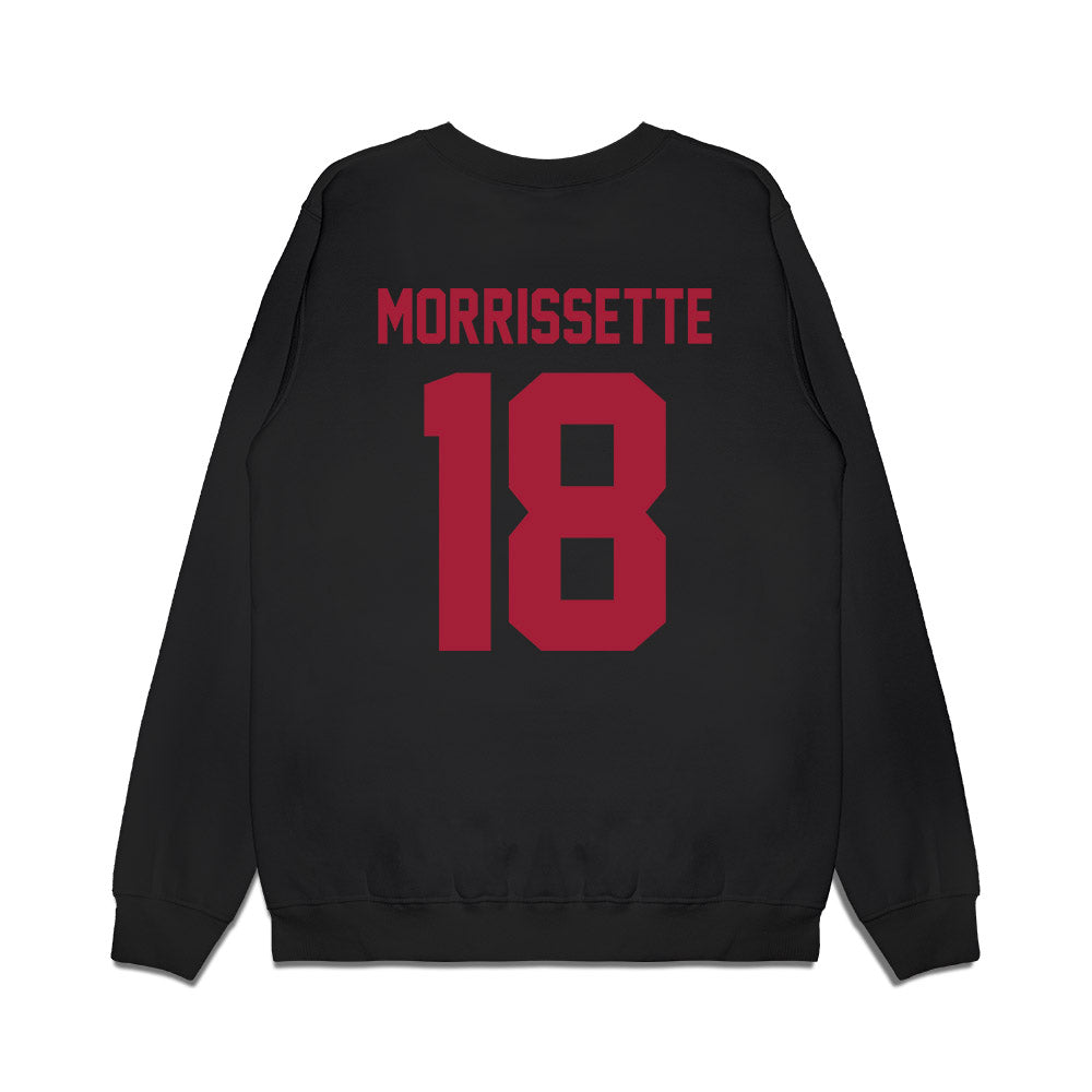 WSU - NCAA Football : Barry Morrissette - Vintage Helmet Premium Crewneck Sweatshirt-1